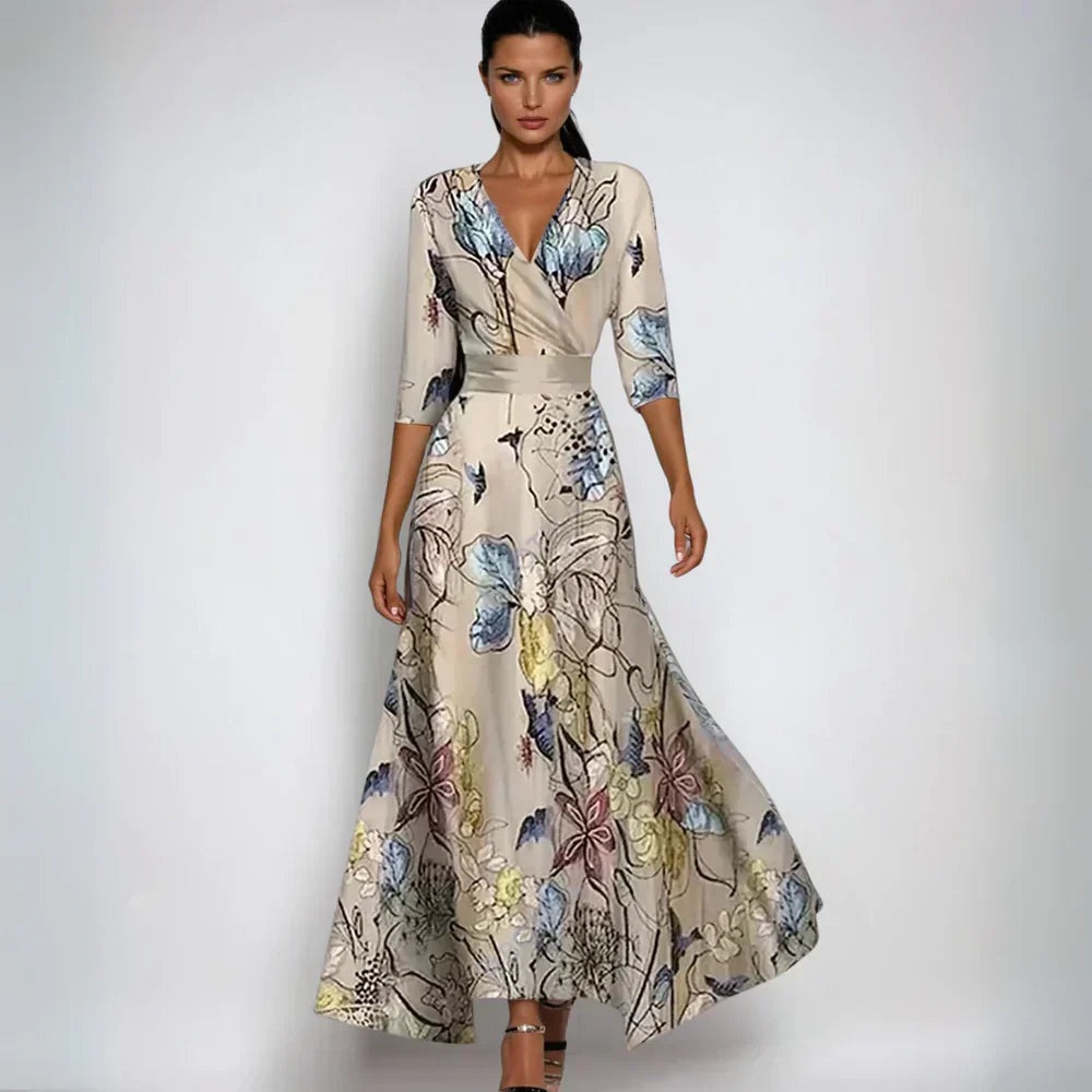 Elance™ | Floral Wrap Maxi Dress