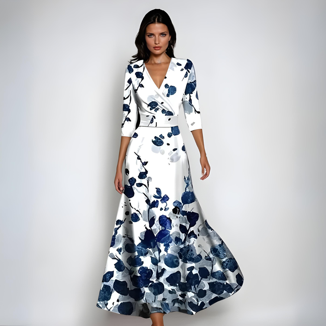 Elance™ | Floral Wrap Maxi Dress
