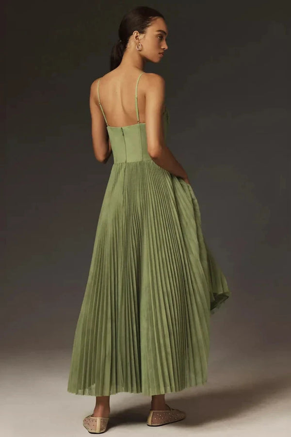 Elance™ | Tulle Pleated Draped Dress
