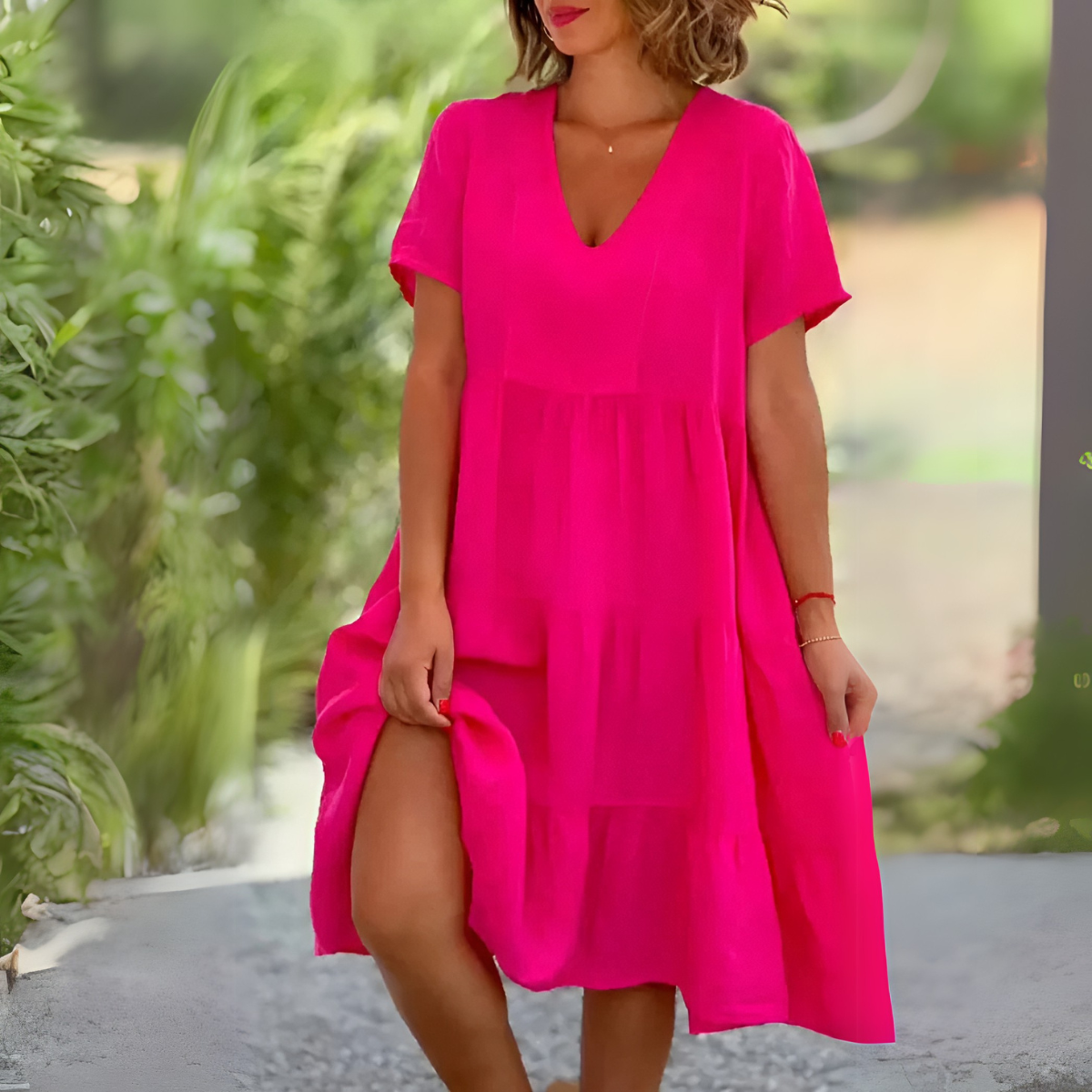 Elance™ | V-Neck Flowing Robe
