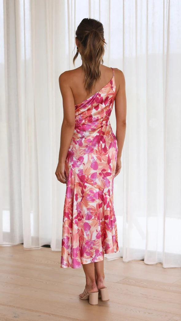 Elance™ | Floral Asymmetrical Robe