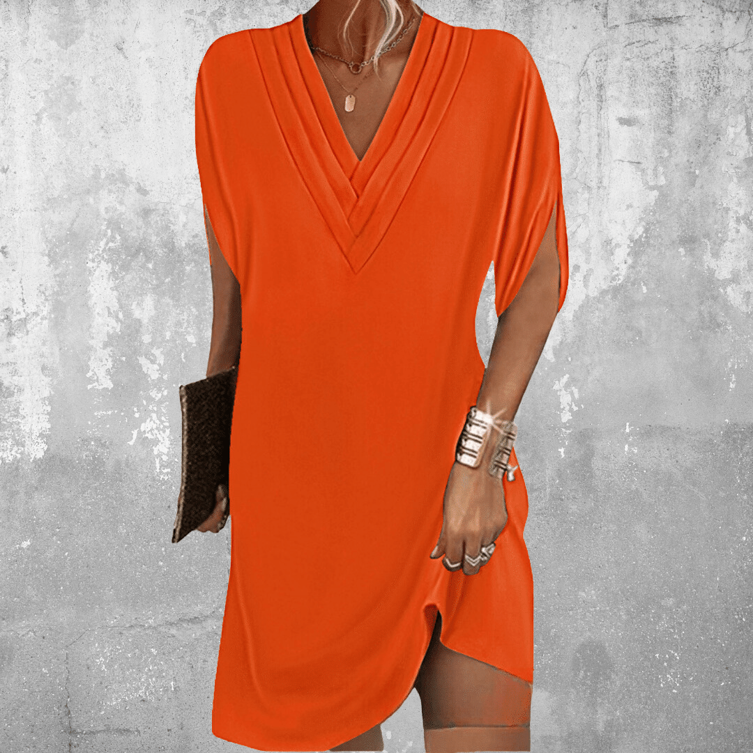 Elance™ | V-Neck Flattering Dress