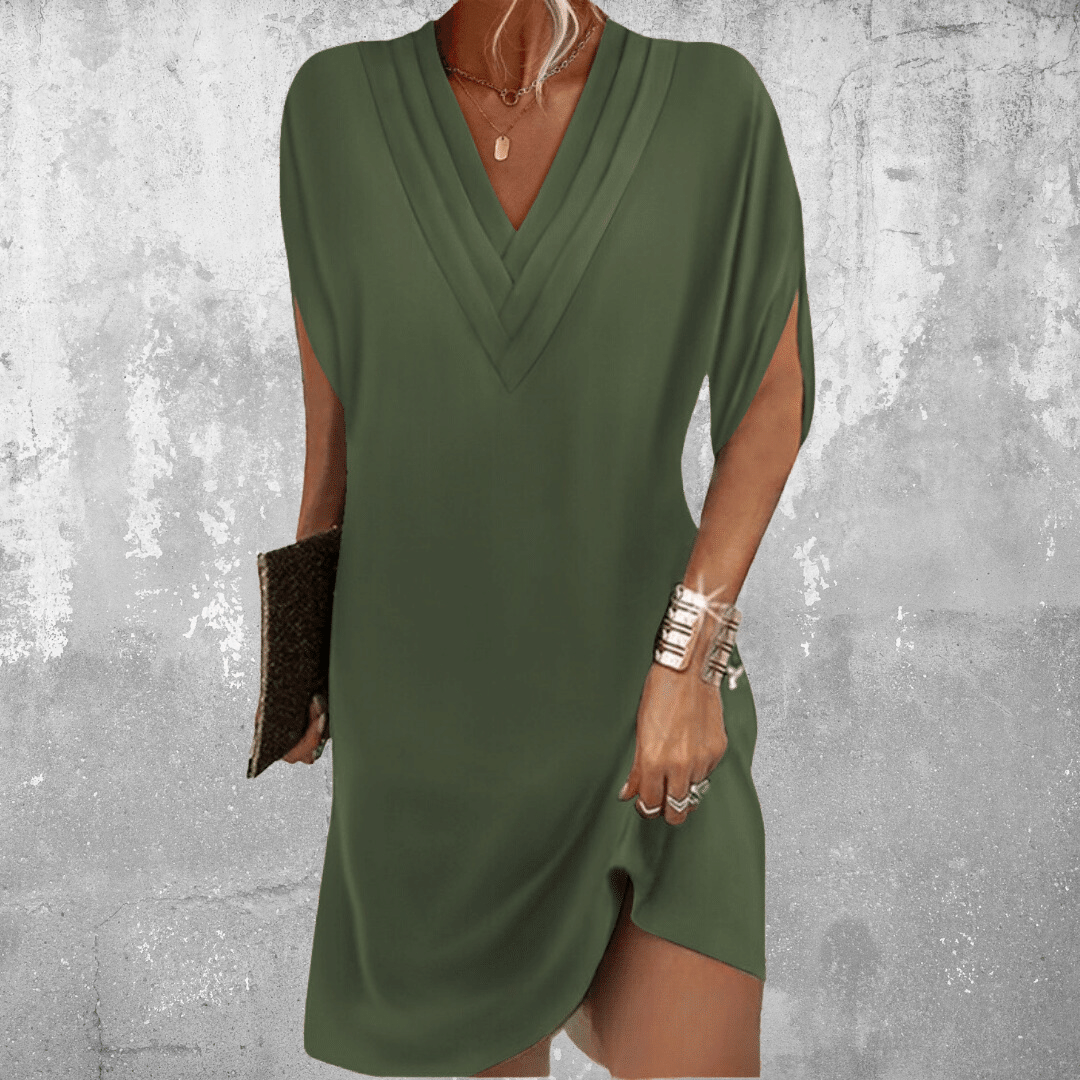 Elance™ | V-Neck Flattering Dress