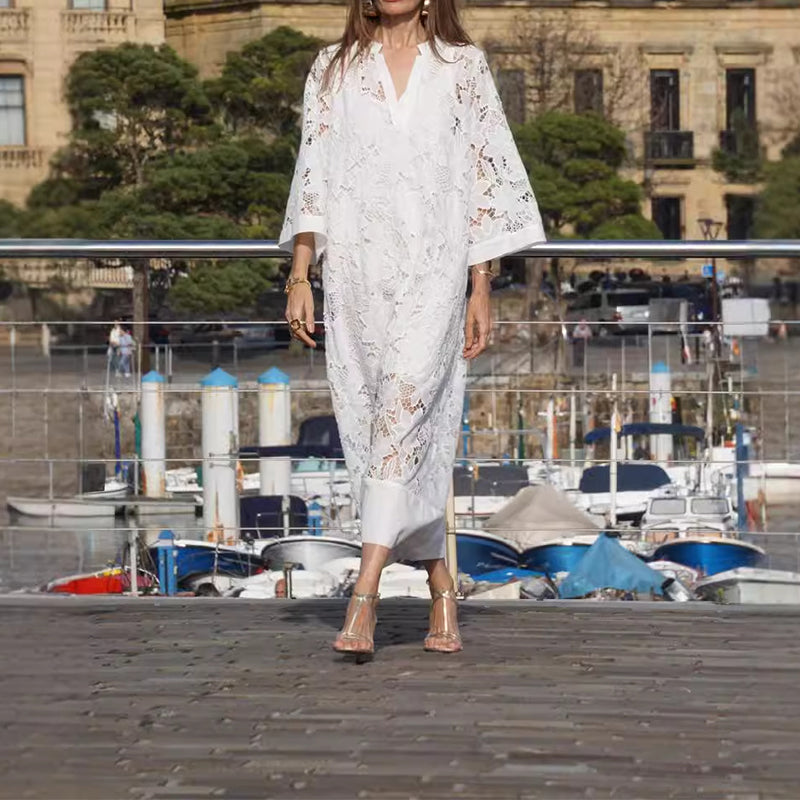 Elance™ | Robe Élégante Bordurée