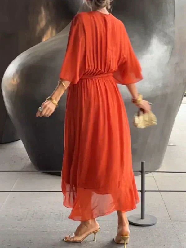 Elance™ | Robe Soie Décolleté V